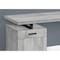 Monarch Specialties Computer Desk, Home Office, Laptop, Left, Right Set-up, Storage Drawers, 48"L, Work, Metal, Grey I 7763 - alternate 5